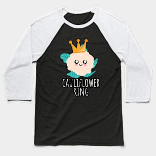 Cauliflower King Cute Baseball T-Shirt